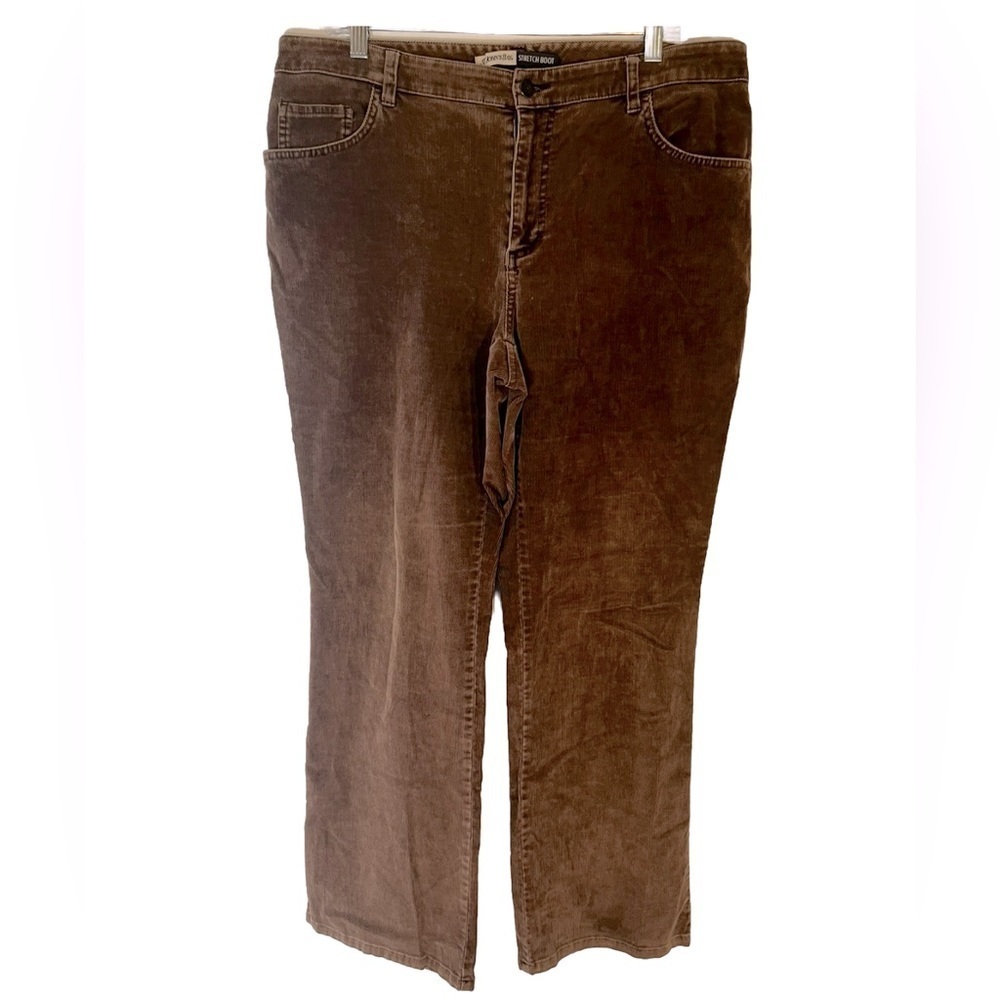 St. John Bay Brown Corduroy Bootcut Pant!